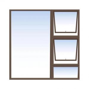 Aluminium Window (Bronze)